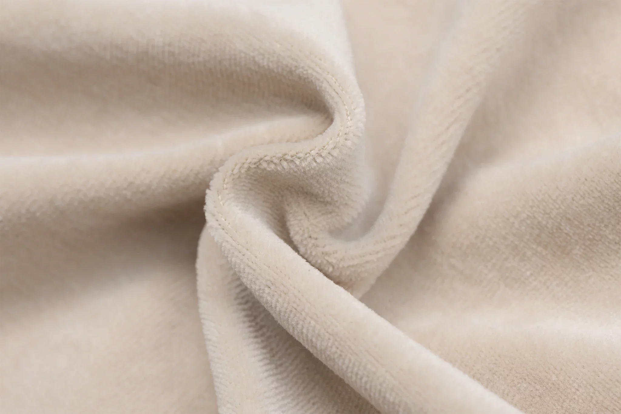 Nicky Velours Licht Beige