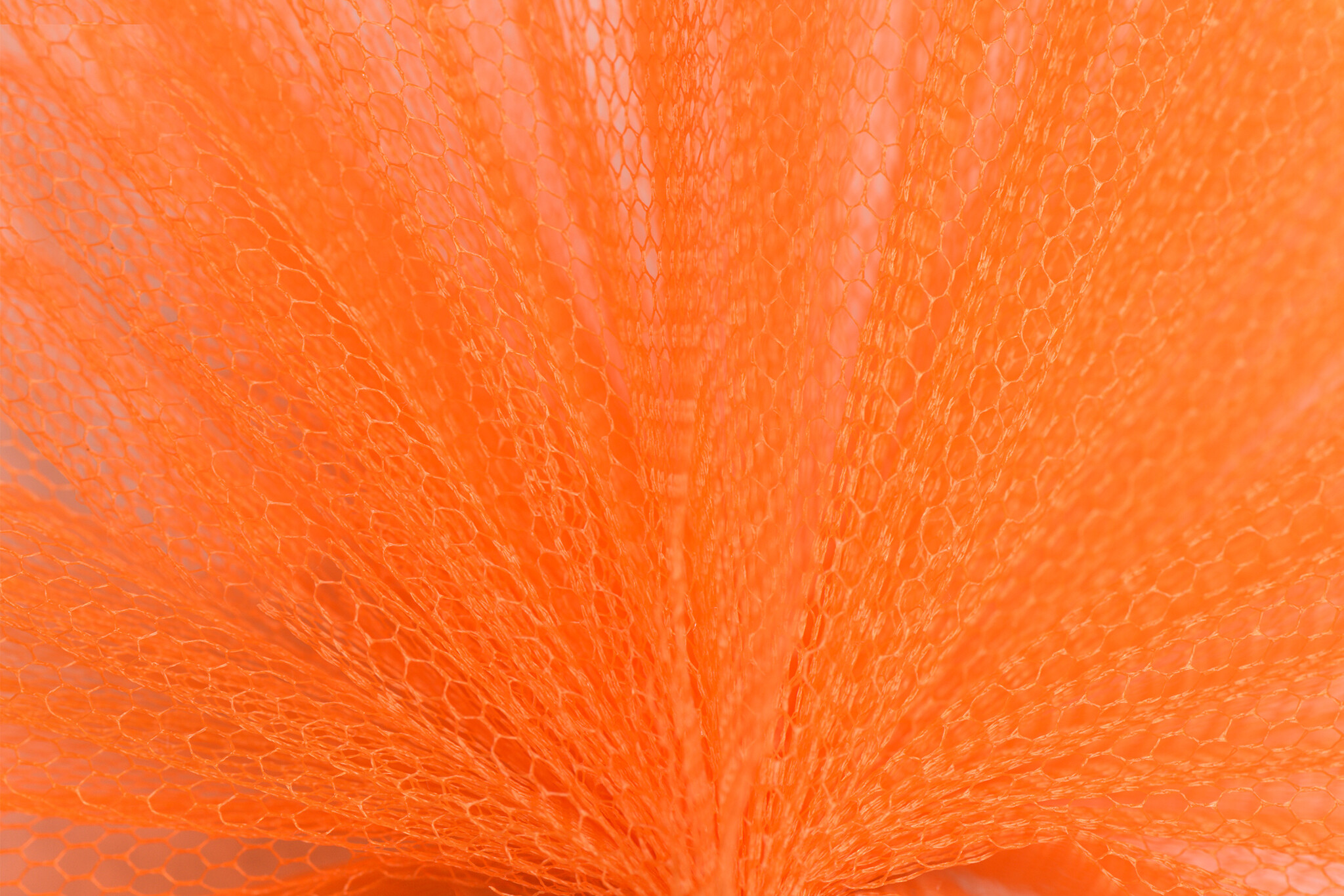 Tule Stof Oranje – Stevig, Vormvast & Creatief Toepasbaar