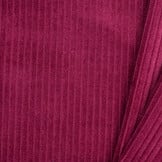 Brede Ribcord Katoen Cerise