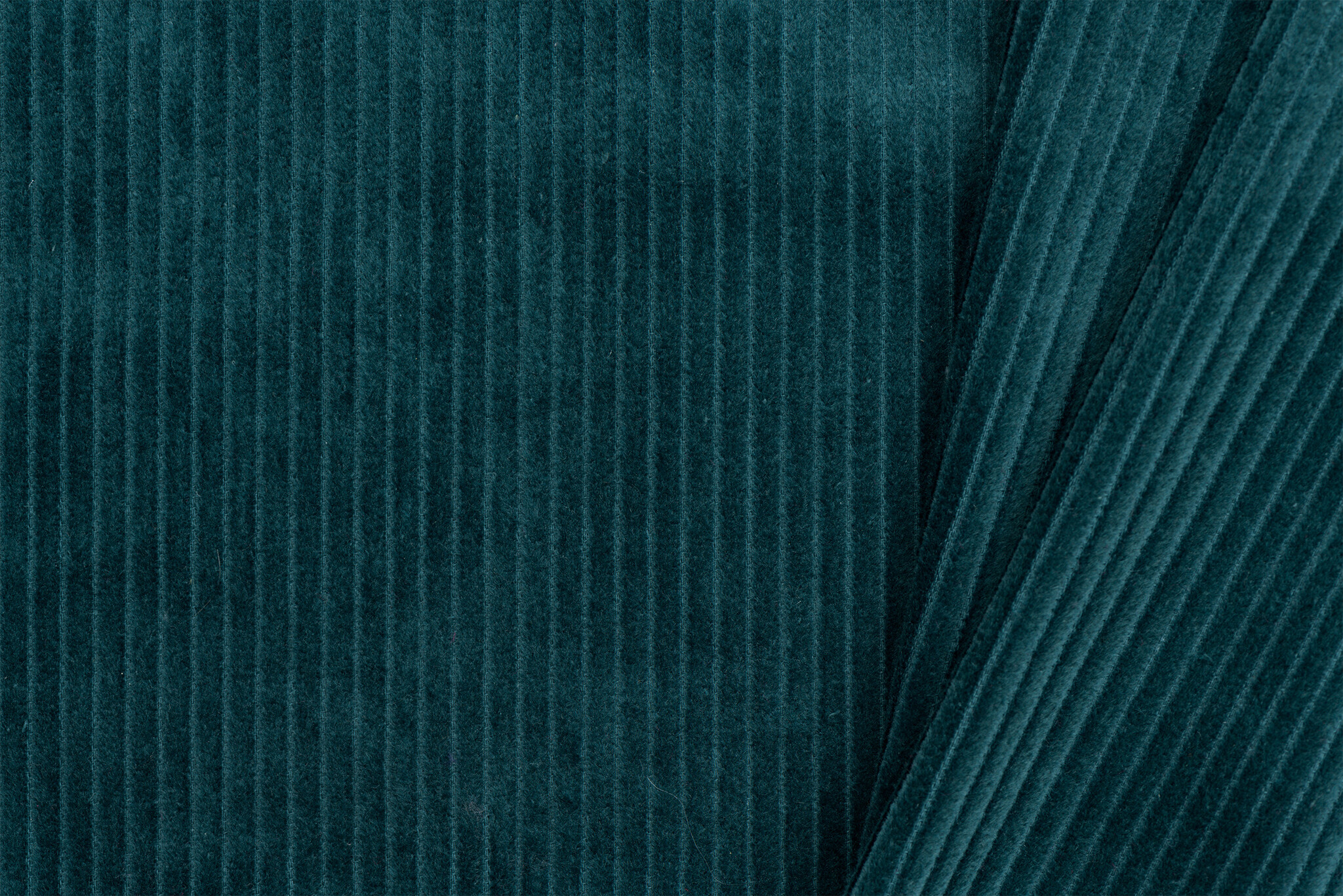 Brede Ribcord Katoen Emerald Groen