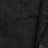 Brede Ribcord Katoen Zwart