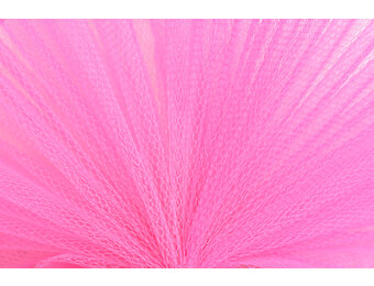 Tule Stof Neon Pink