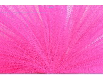 Tule Stof Neon Cerise
