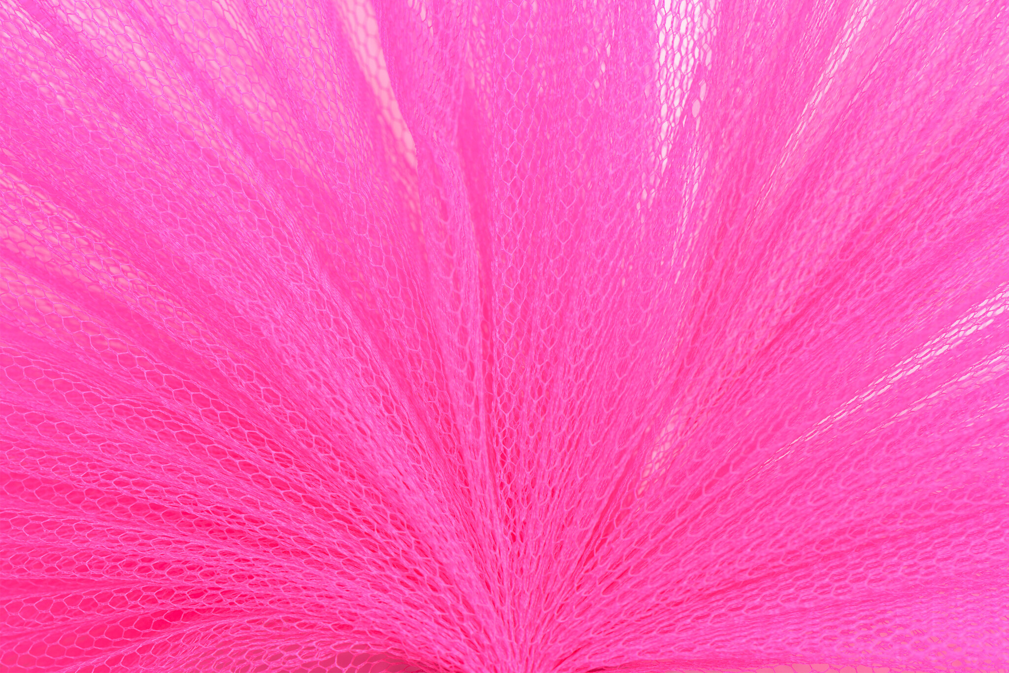 Tule Stof Neon Cerise – Stevig, Vormvast & Creatief Toepasbaar