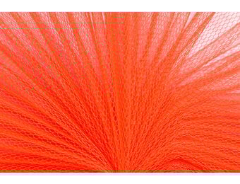 Tule Stof Neon Tangerine
