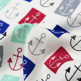 Jersey Katoen Maritiem Grijs