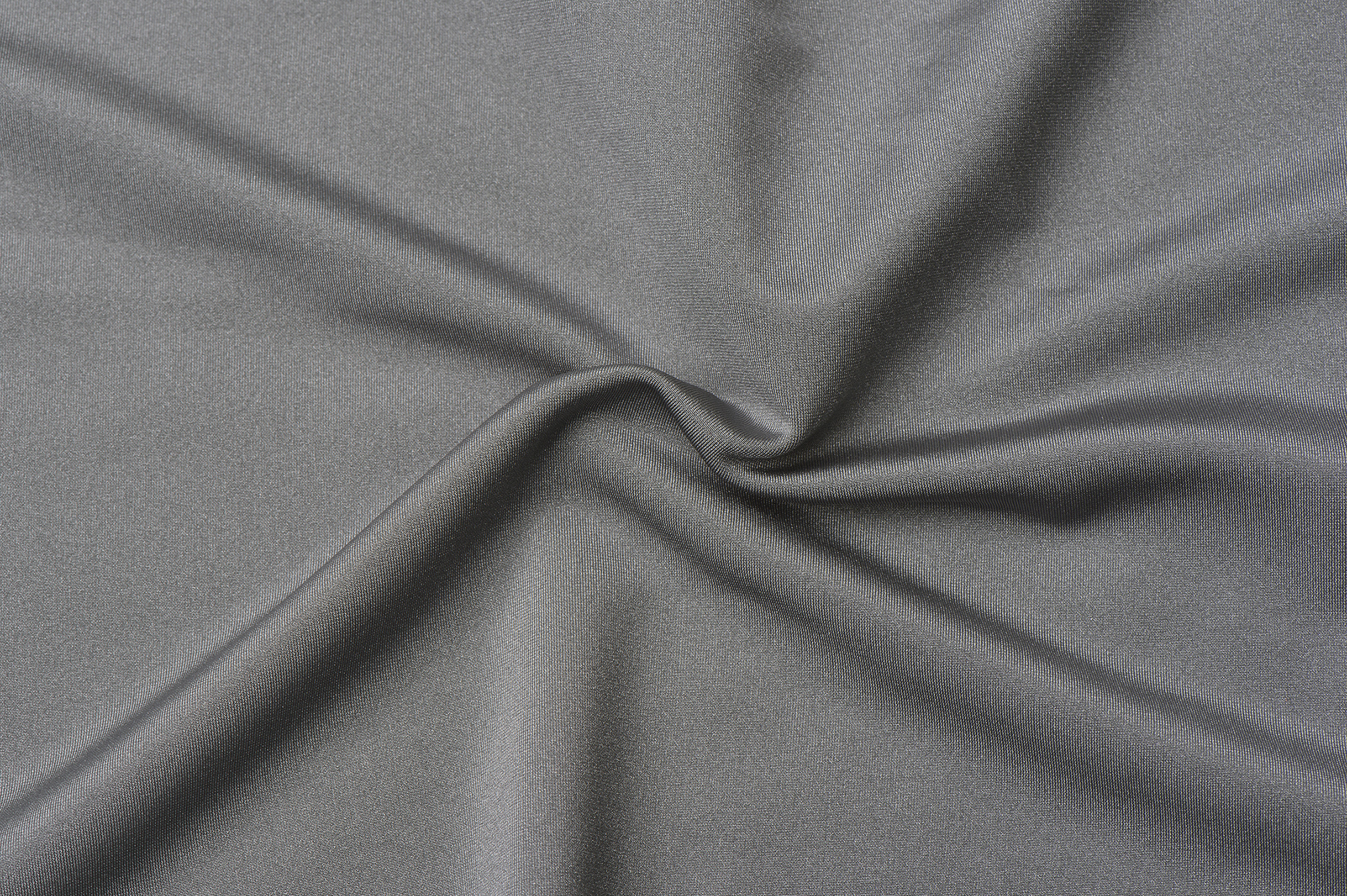 Lycra Stof (Glanzend) Donkergrijs