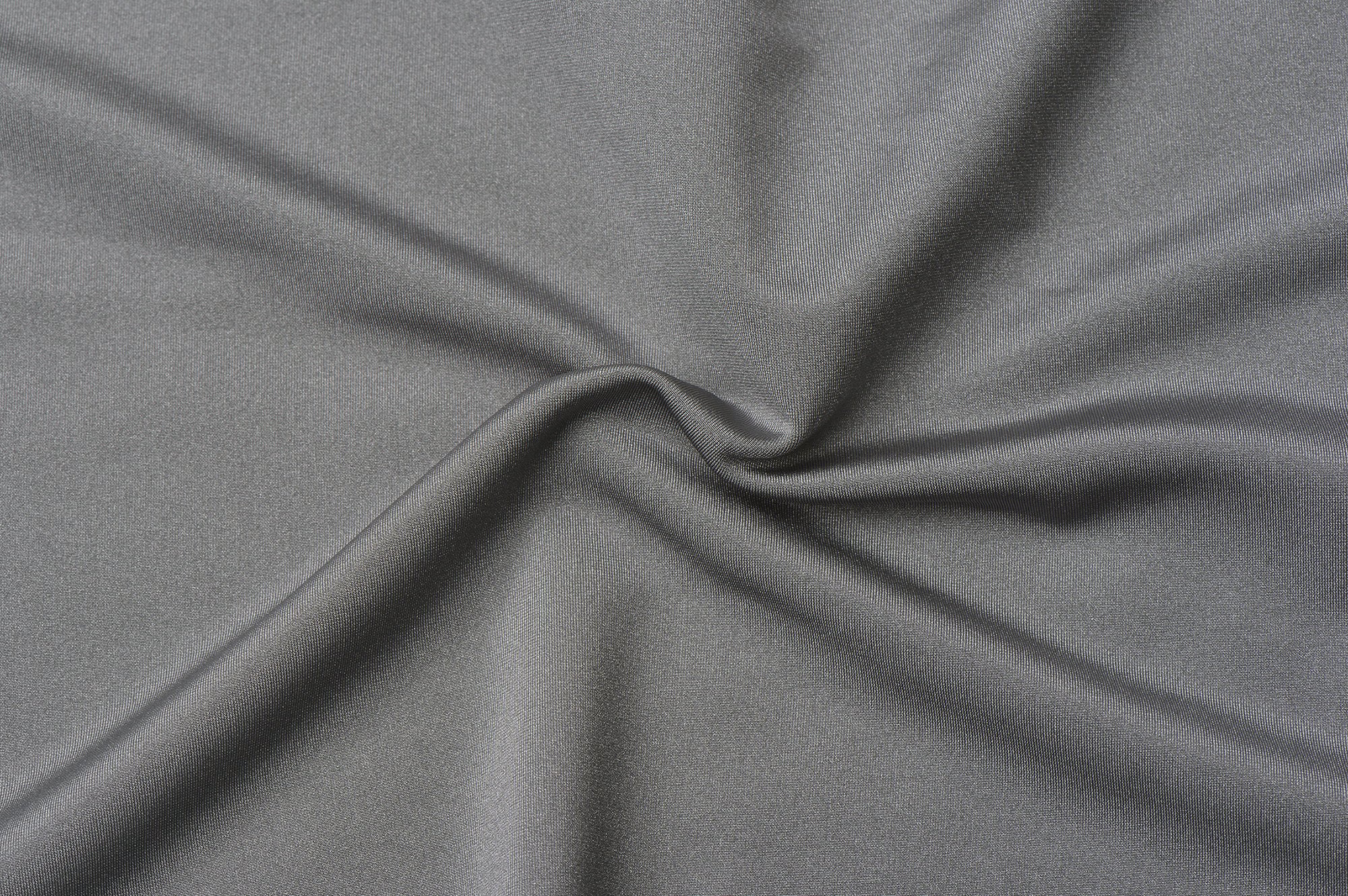 Lycra Stof (Glanzend) Donkergrijs