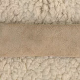 Suede Teddy Stof Lichtbruin