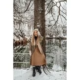 Suede Teddy Stof Lichtbruin