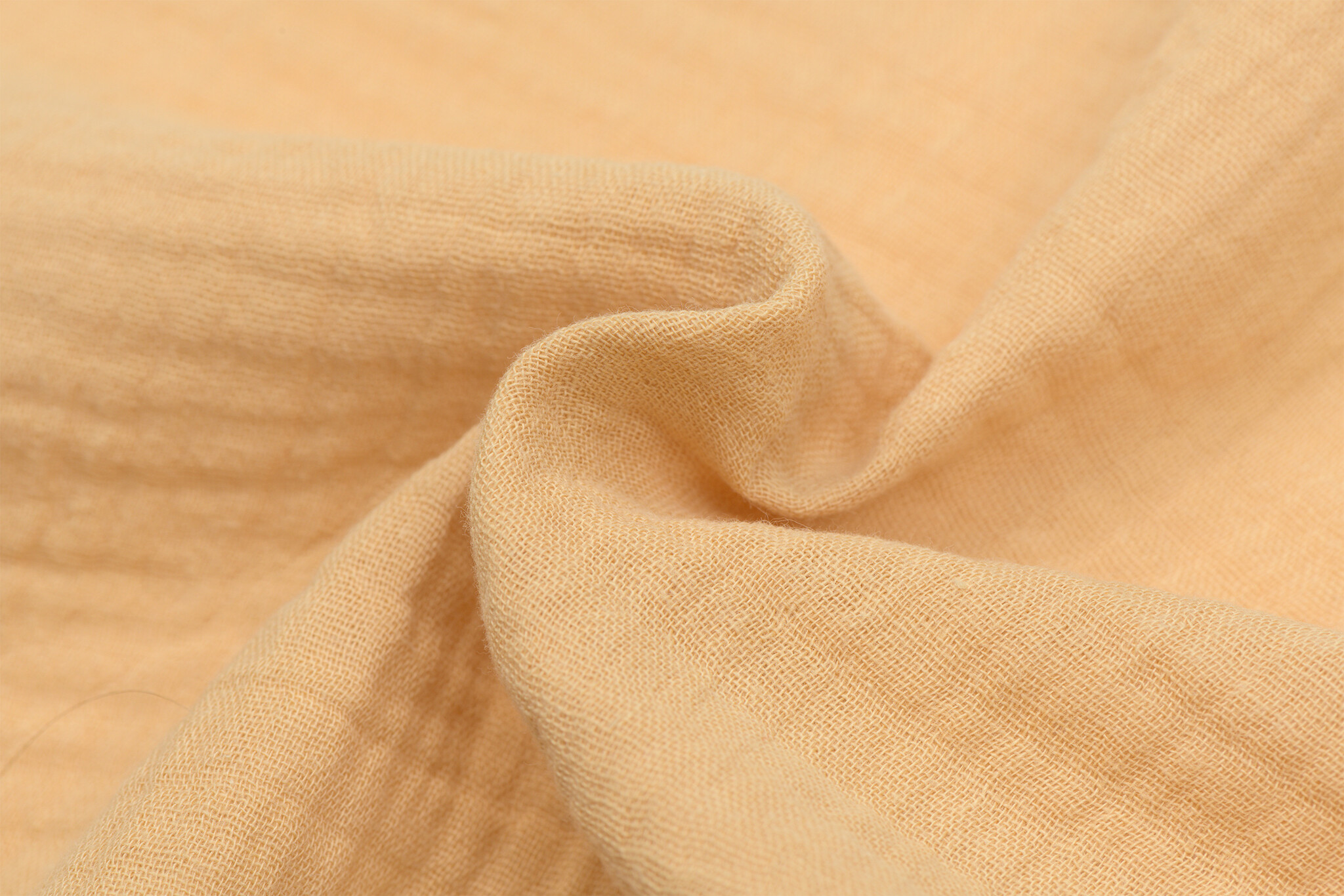 Hydrofiel Stof Tarwe Geel – Zacht, Ademend en Duurzaam