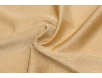 Lycra Stof (Glanzend) Licht Goud
