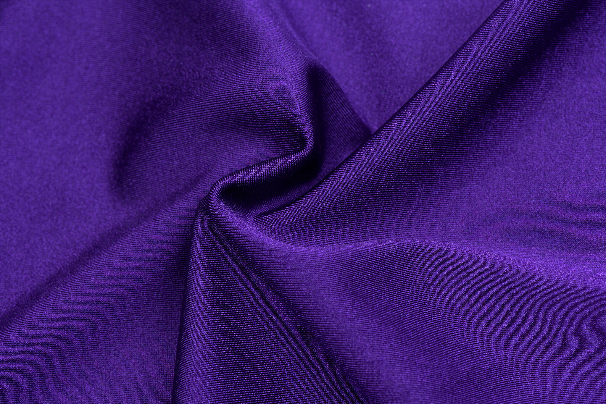 Lycra Stof (Glanzend) Donkerpaars