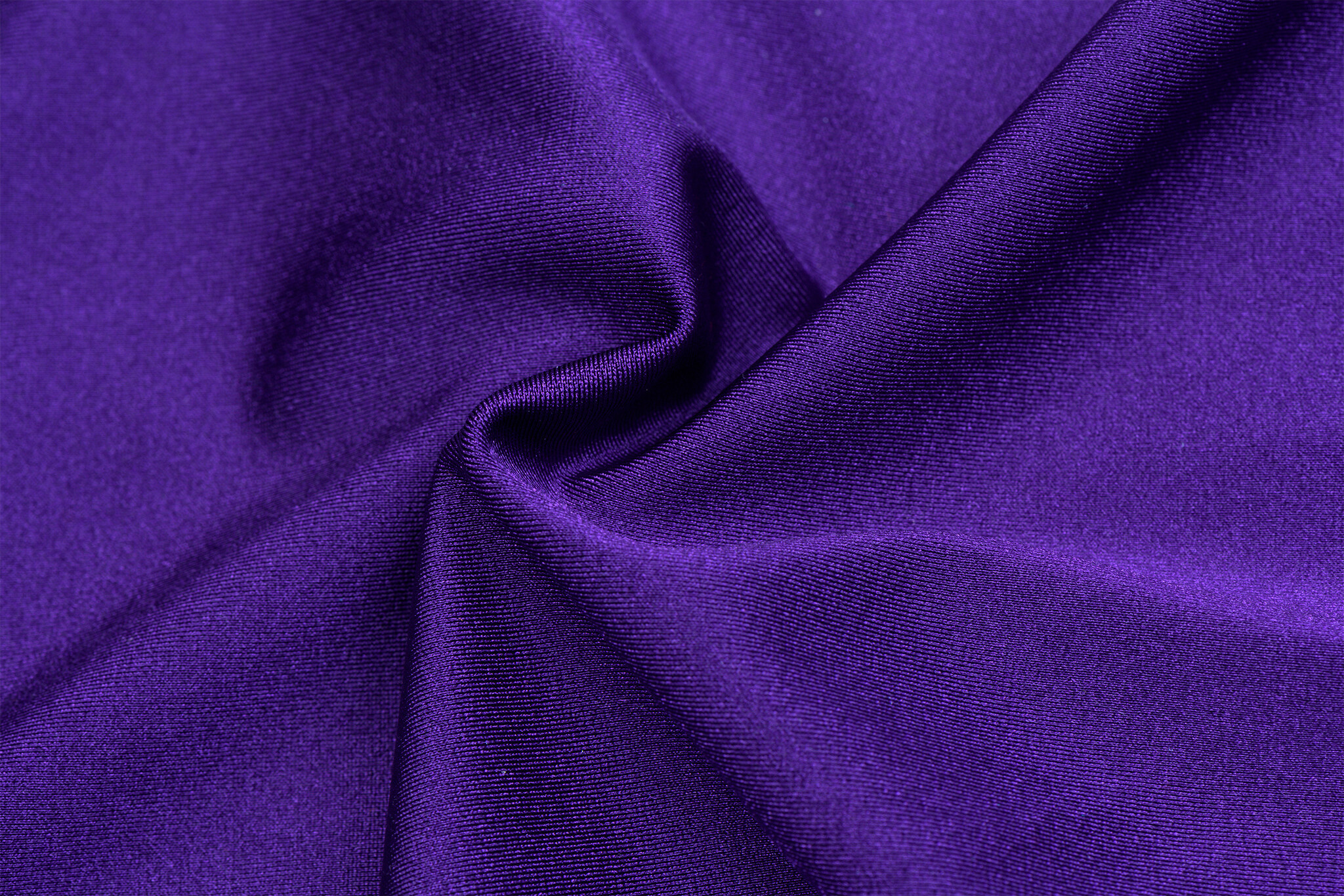 Lycra Stof Glanzend Donkerpaars voor Badkleding | Stoffen Online