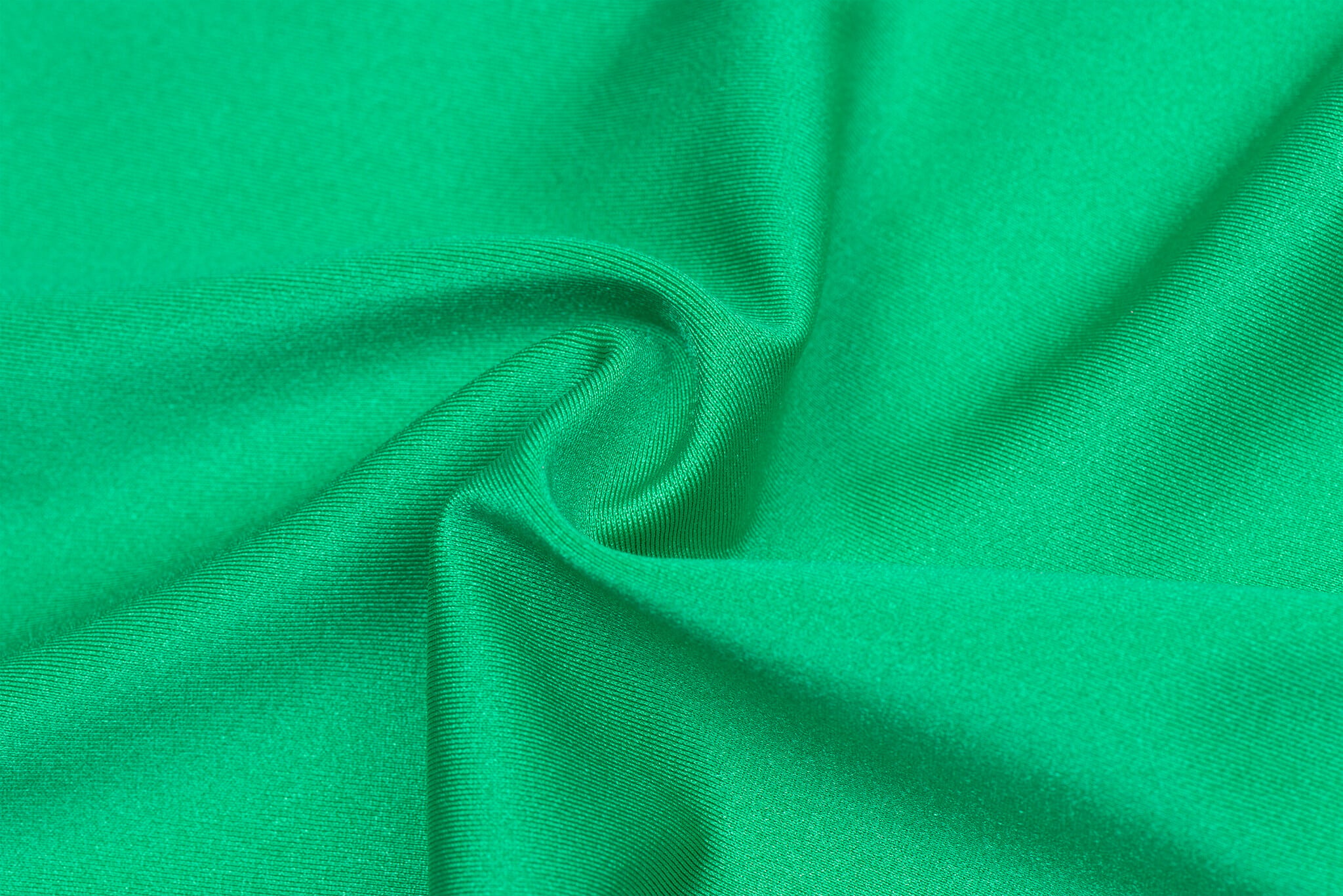 Lycra Stof (Glanzend) Groen – 4-Way Stretch | Stoffen Online