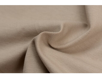 Katoenen Jersey Donker Beige