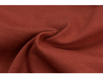 Katoenen Jersey Roest