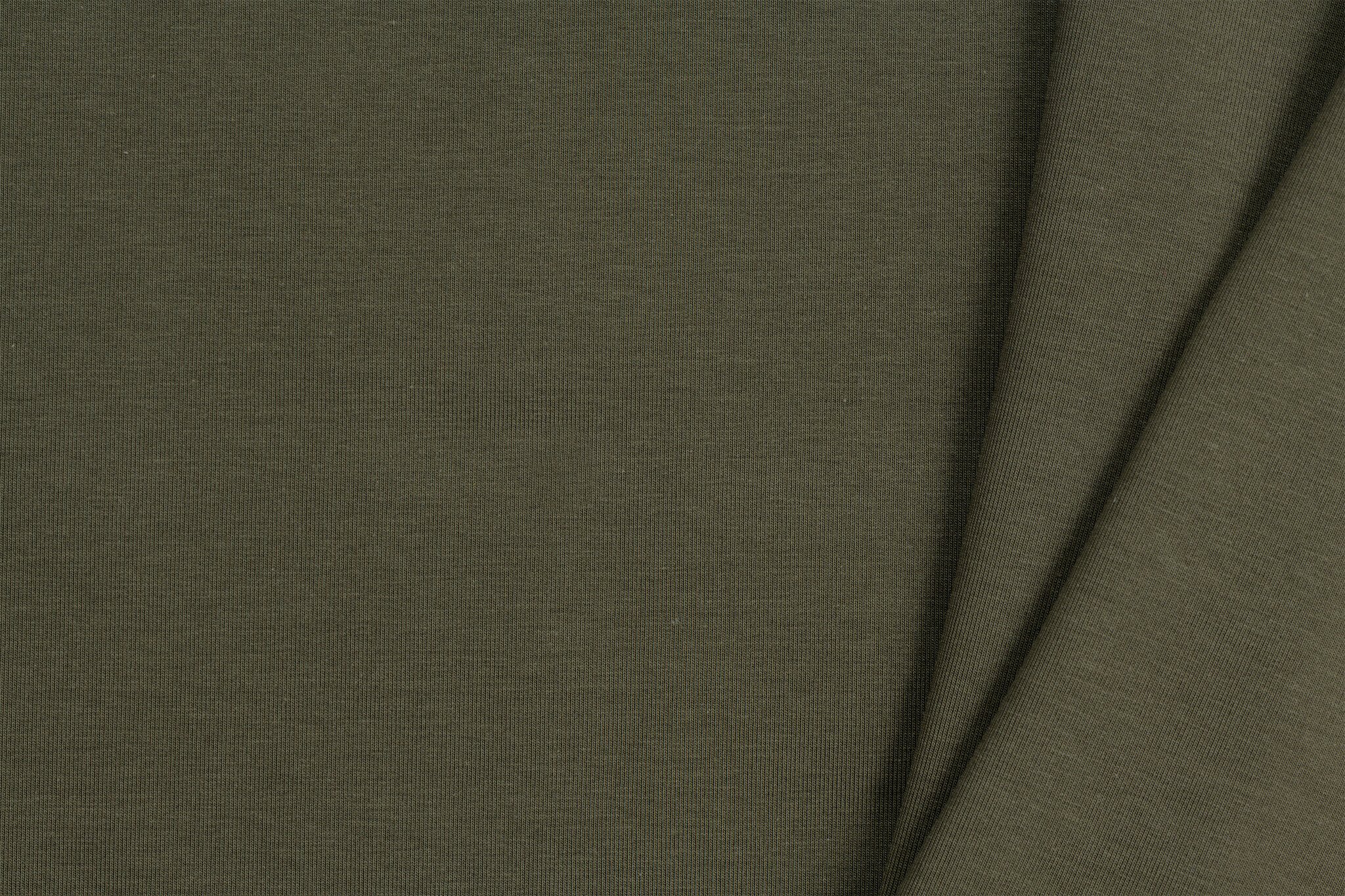 Katoenen Jersey Legergroen – Zacht, Rekbaar & Ademend