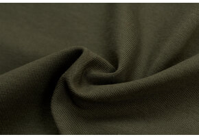 Katoenen Jersey Legergroen