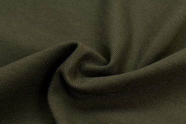 Katoenen Jersey Legergroen