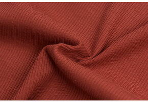 Rib Jersey Stof Roest