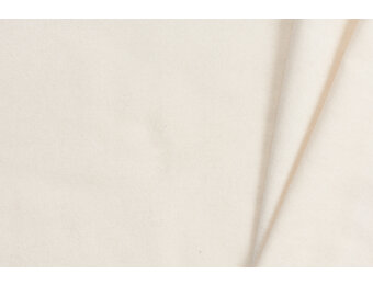 Katoen Flanel Stof Creme