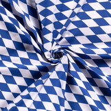 Terlenka Beierse Ruit Wit Blauw