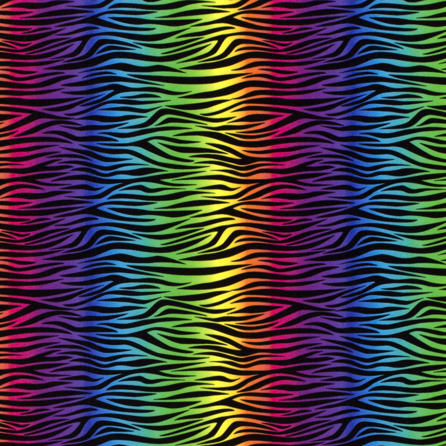 Tricot Zebra Strepen Regenboog