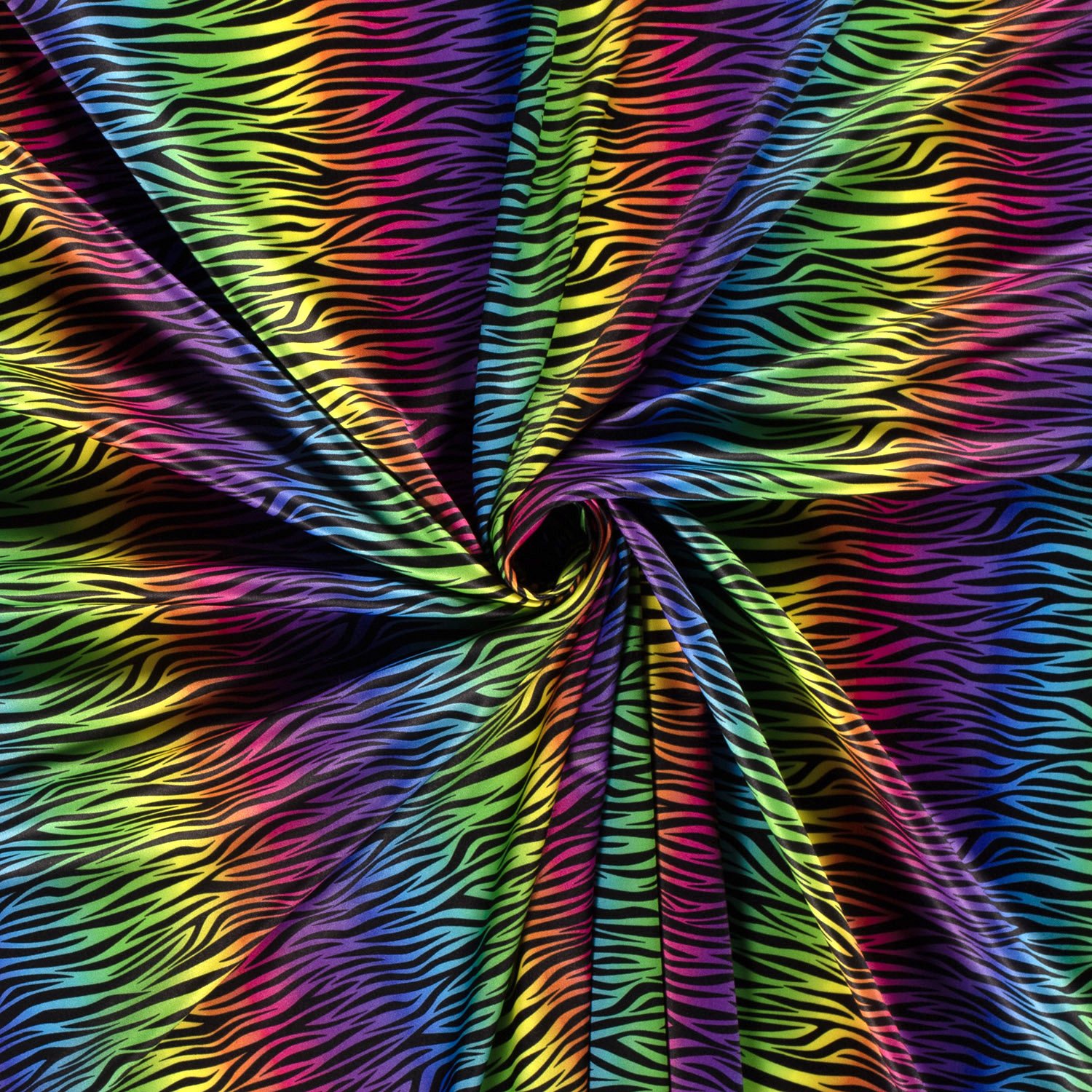 Tricot Zebra Strepen Regenboog