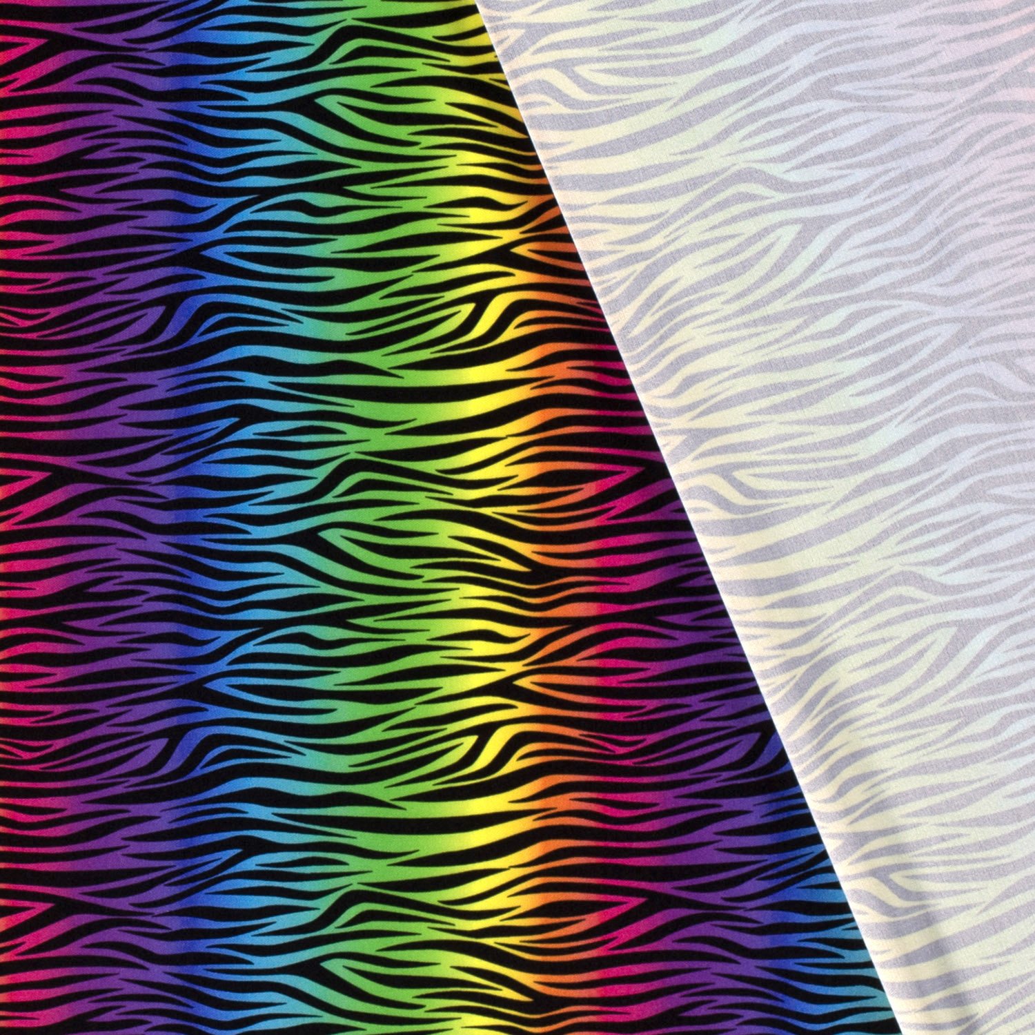 Tricot Zebra Strepen Regenboog