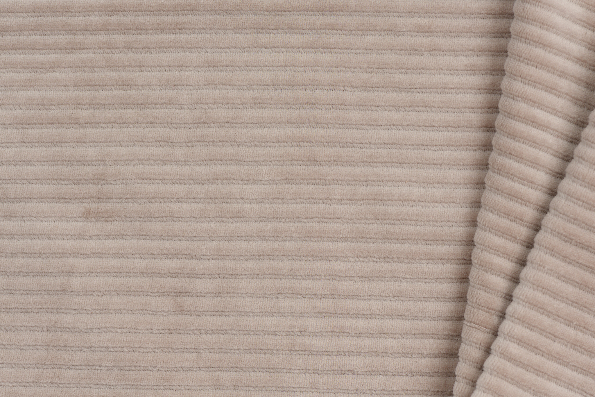 Brede Ribfluweel Jersey Stof Taupe – Zacht & Stijlvol