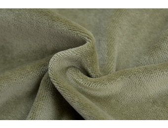 Nicky Velours Olijfgroen
