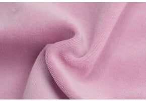 Nicky Velours Stof Roze