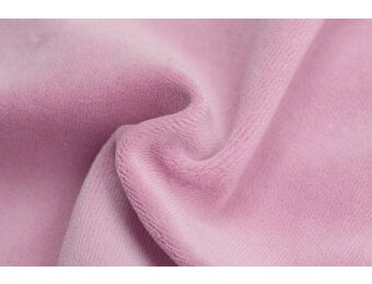 Nicky Velours Stof Roze