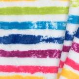 Wellness Fleece Strepen Regenboog – Superzacht & Warm Knuffelfleece