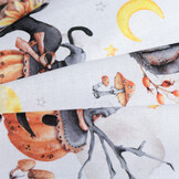 Katoen Poplin Halloween Spooky Midnight