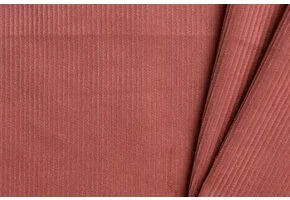 Corduroy Katoen Stof Klei Roze