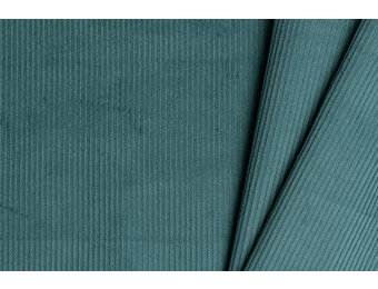 Corduroy Katoen Stof Tijm Groen