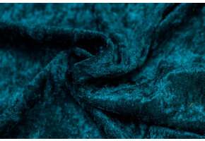 Velours de pannes uni petrol