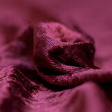 Velours de pannes uni donker bordeaux