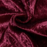 Velours de pannes uni donker bordeaux