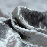 Velours de pannes uni donkergrijs