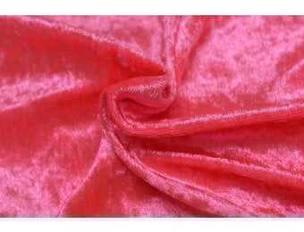Velours De Panne Fluor Roze