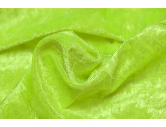 Velours De Panne Fluor Citroen Geel