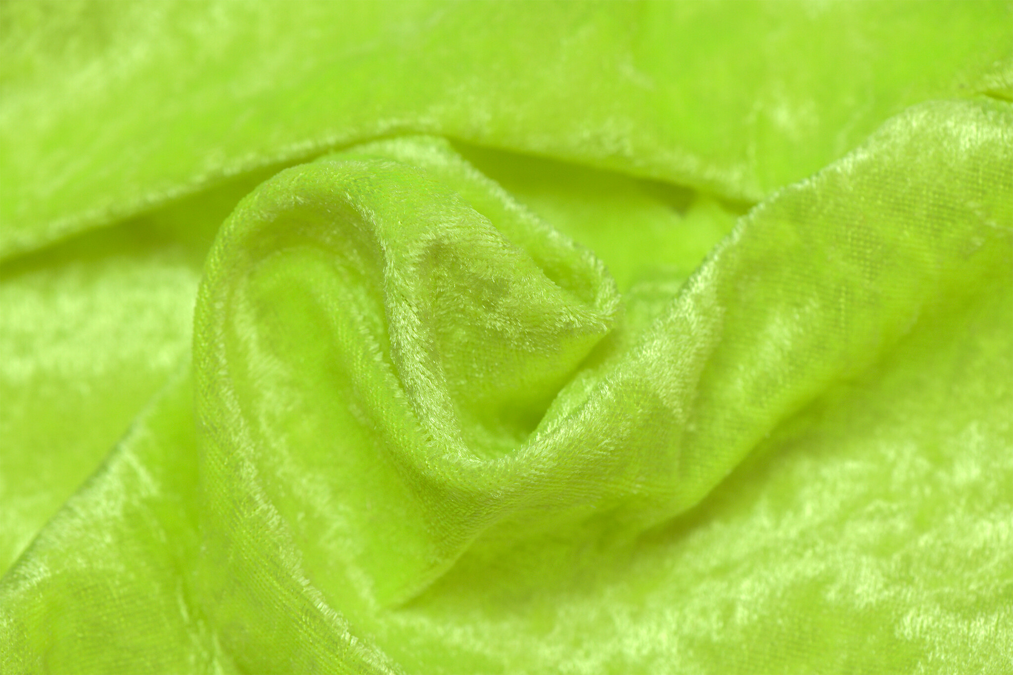 Velours De Panne Fluor Citroen Geel