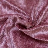 Velours de pannes uni oud rose