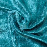 Velours de pannes uni zeegroen