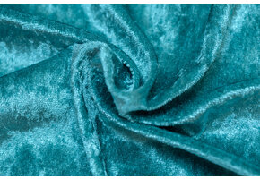 Velours de pannes uni zeegroen