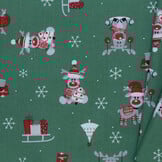 Katoen kerstrendieren groen