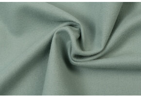Katoen Flanel Uni Dusty Mint
